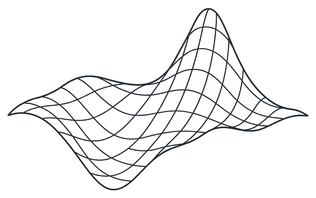 Optimization surface line illustration